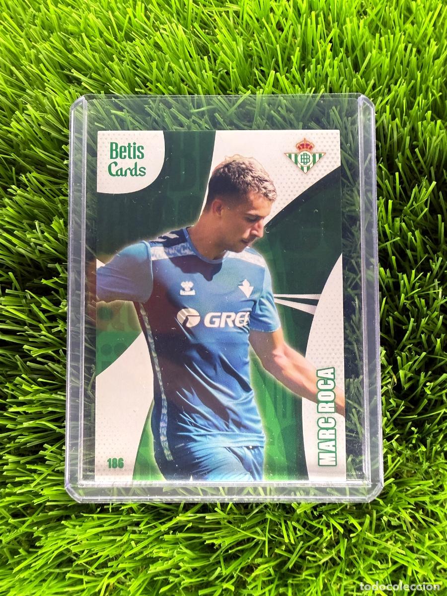 Cromos de f&uacute;tbol: N&ordm; 186 Marc Roca 3&ordm; Equipaci&oacute;n Real Betis Holycards Betis Cards 2025
