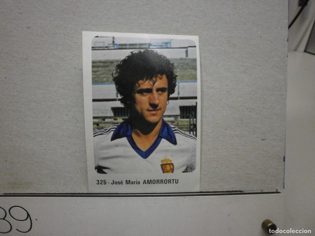 Cromos de f&uacute;tbol: cromo futbol 79 80 editorial crom n&ordm; 325 real zaragoza amorrortu