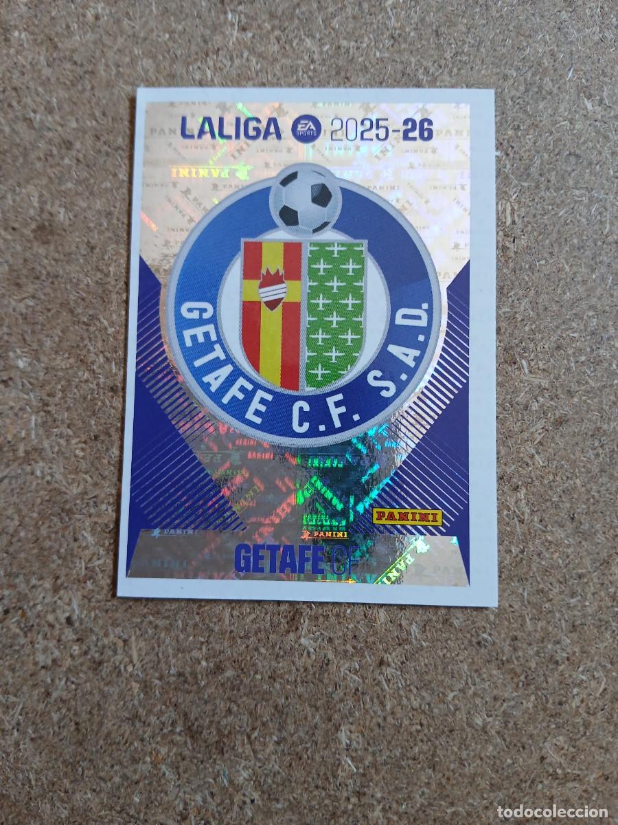 Cromos de f&uacute;tbol: ESCUDO GETAFE CF - GETAFE CF N&ordm; 1 LIGA ESTE 2025 2026 - 25 26