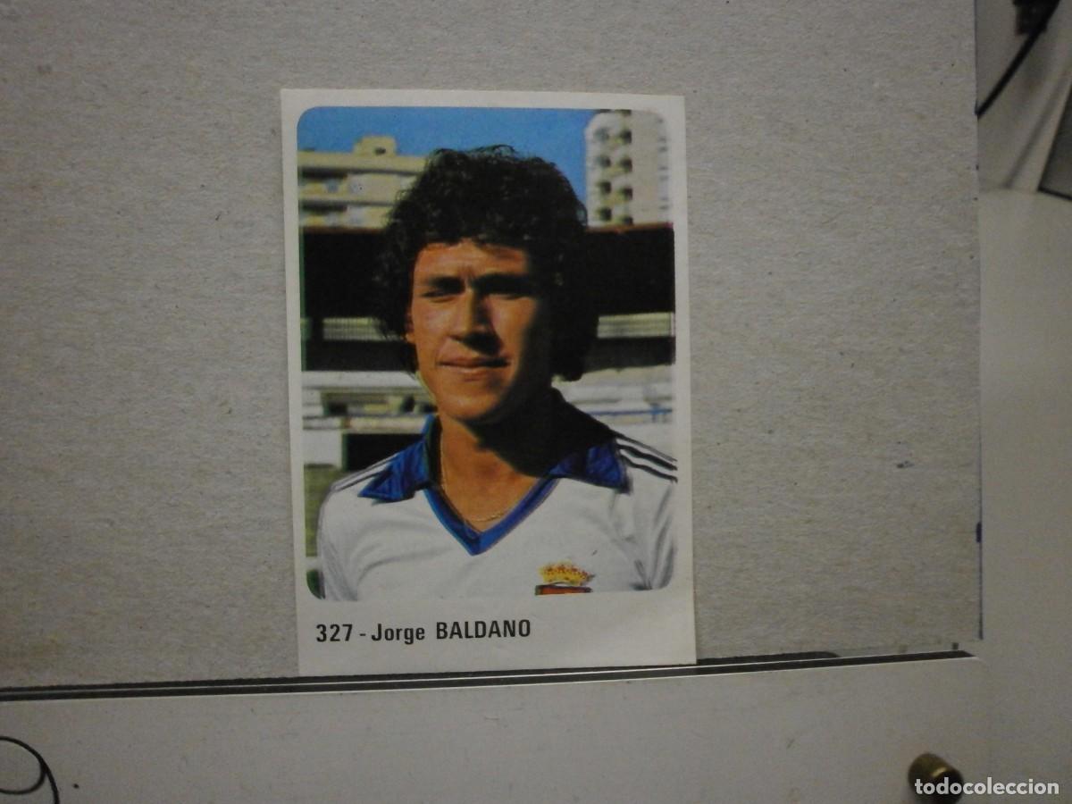 Cromos de f&uacute;tbol: cromo futbol 79 80 editorial crom n&ordm; 327 real zaragoza baldano