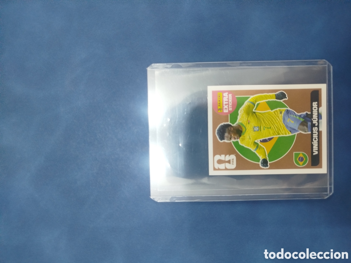 Cromos de f&uacute;tbol: Vinicius extra sticker bronce Mundial 2026
