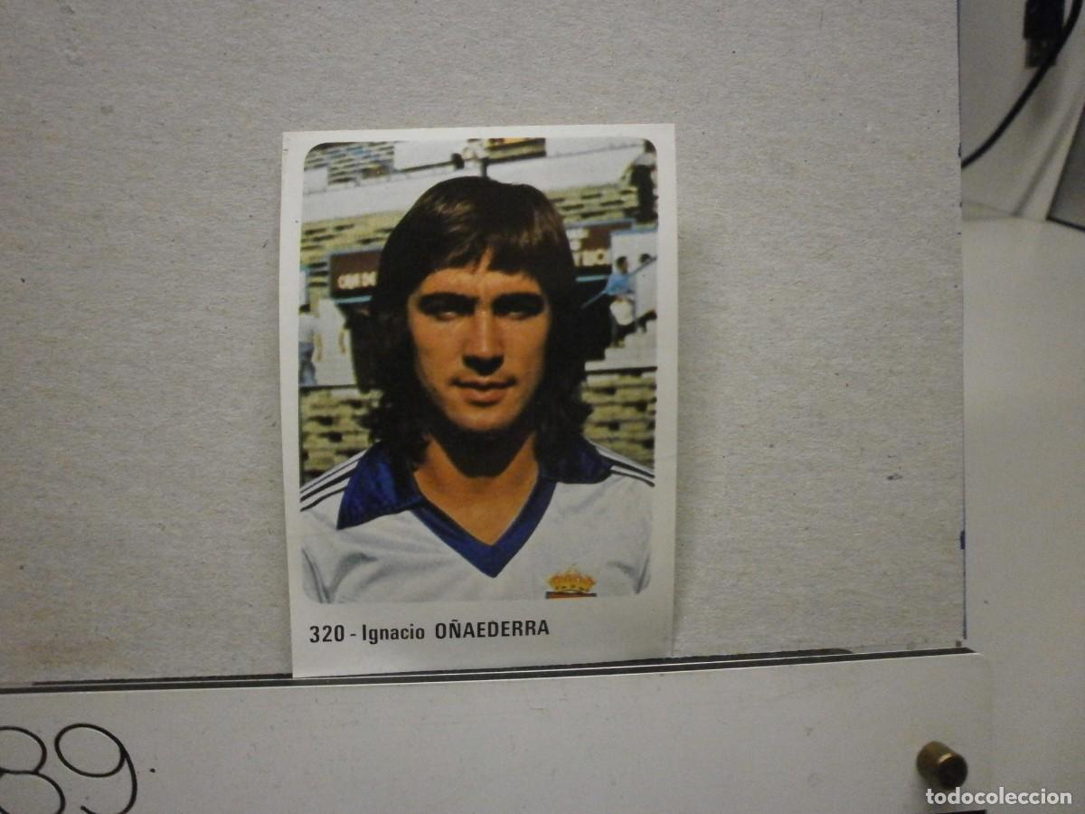 Cromos de f&uacute;tbol: cromo futbol 79 80 editorial crom n&ordm; 327 real zaragoza o&ntilde;aederra