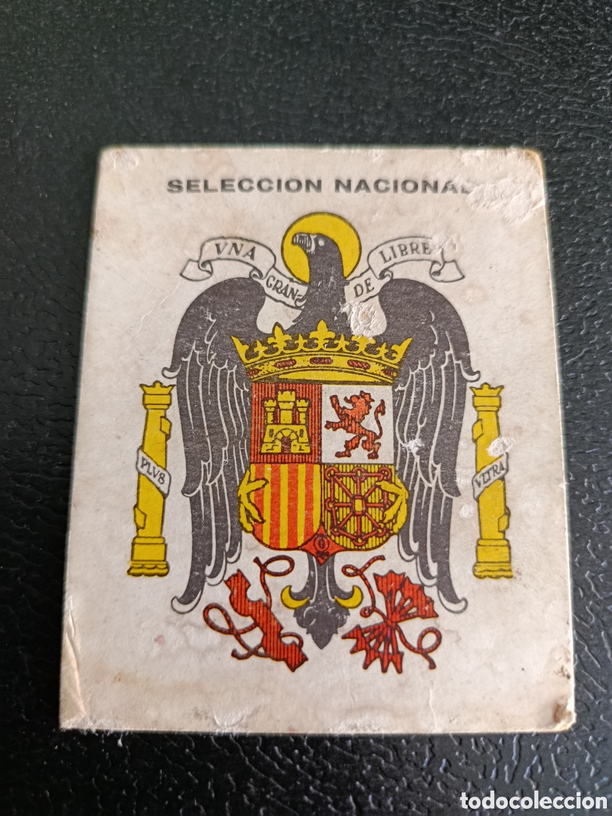 Figurine di Calcio: ESCUDO SELECCION NACIONAL ESPA&Ntilde;A N 1 CAMPEONES 1968/69 ED BRUGUERA