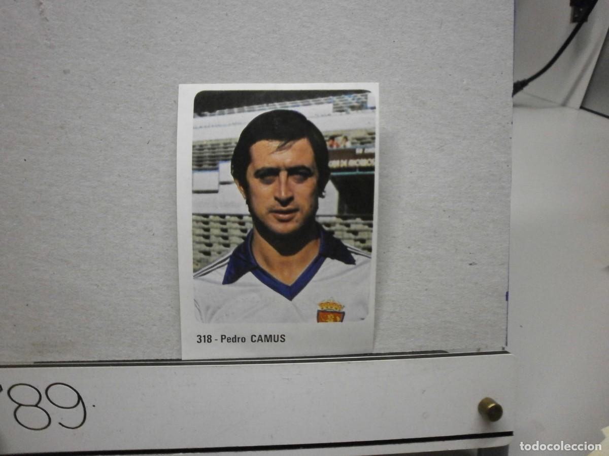 Cromos de f&uacute;tbol: cromo futbol 79 80 editorial crom n&ordm; 318 real zaragoza camus