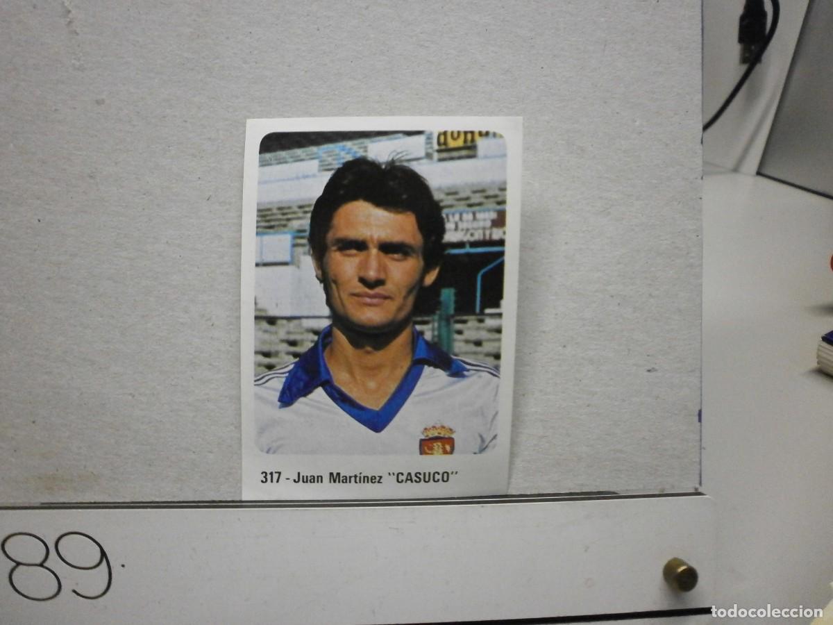 Cromos de f&uacute;tbol: cromo futbol 79 80 editorial crom n&ordm; 317 real zaragoza casuco
