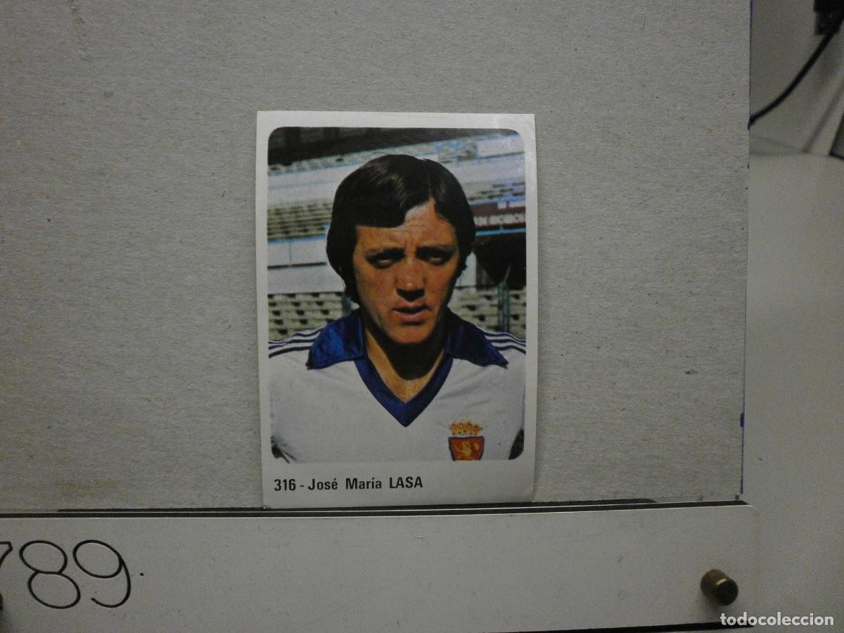 Cromos de f&uacute;tbol: cromo futbol 79 80 editorial crom n&ordm; 316 real zaragoza lasa
