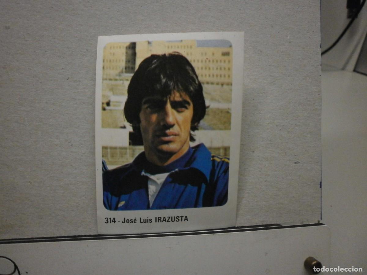 Fu&szlig;ball-Sticker: cromo futbol 79 80 editorial crom n&ordm; 314 real zaragoza irazusta