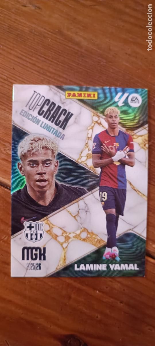 Football Stickers: LAMINE YAMAL BARCELONA TOP CRACK MGK EDICION LIMITADA MEGACRACKS LIGA 2025 2026 25 26