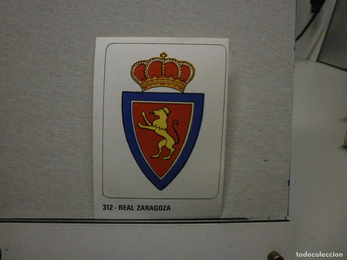 Fu&szlig;ball-Sticker: cromo futbol 79 80 editorial crom n&ordm; 312 real zaragoza
