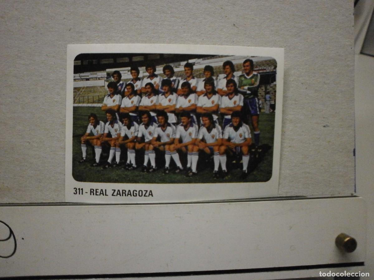 Fu&szlig;ball-Sticker: cromo futbol 79 80 editorial crom n&ordm; 311 real zaragoza