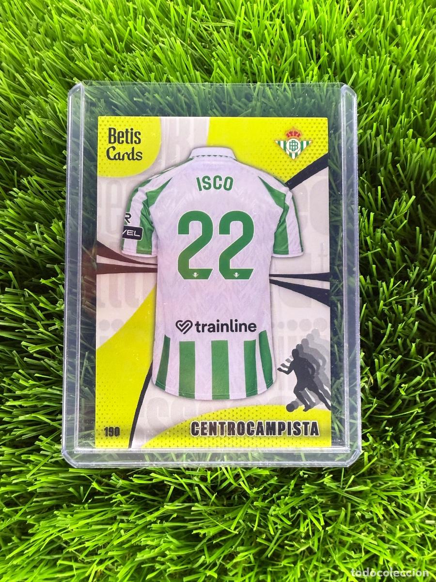 Fu&szlig;ball-Sticker: N&ordm; 190 Isco Camiseta Real Betis Holycards Betis Cards 2025
