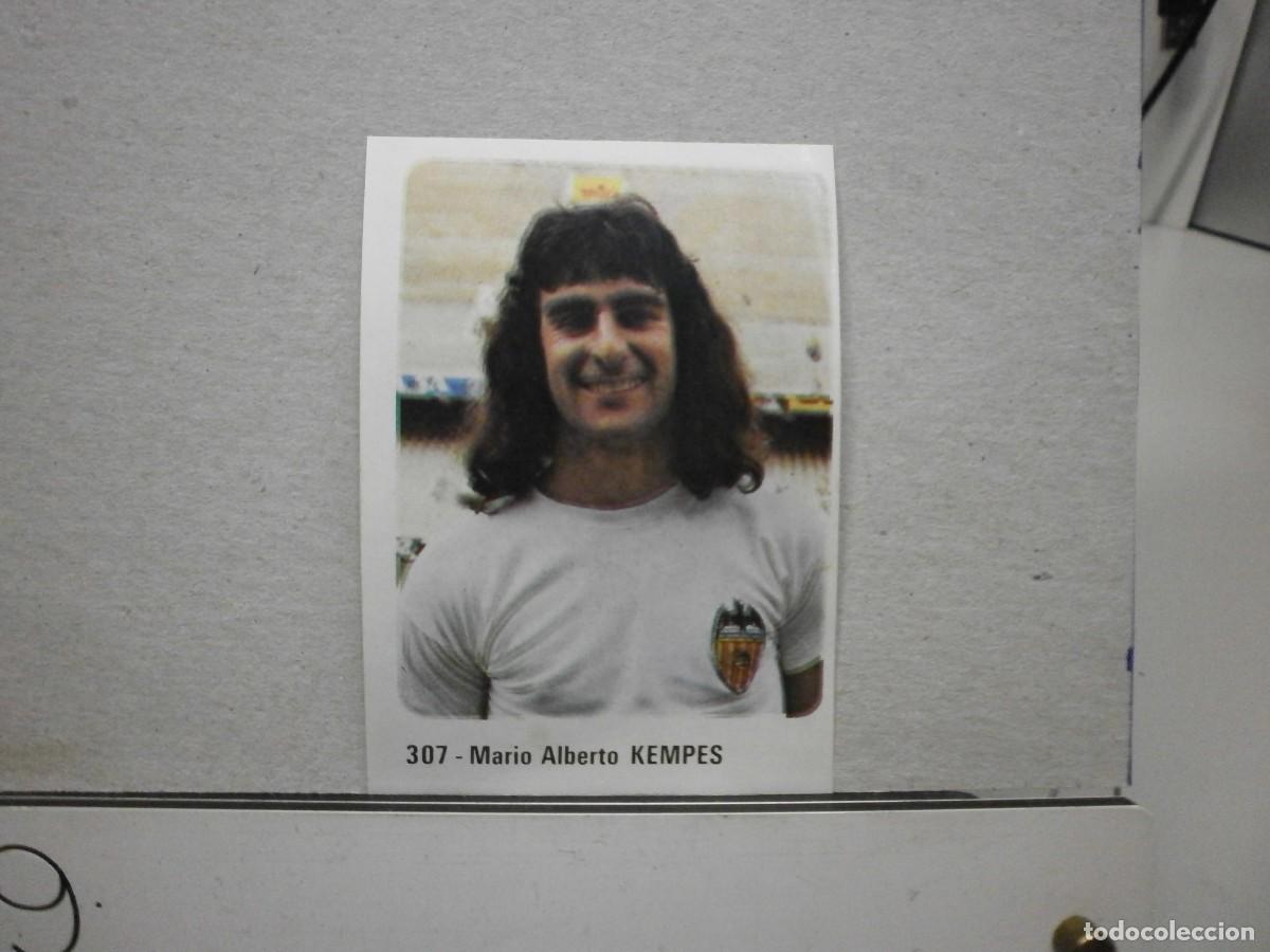 Fu&szlig;ball-Sticker: cromo futbol 79 80 editorial crom n&ordm; 307 valencia c.f kempes