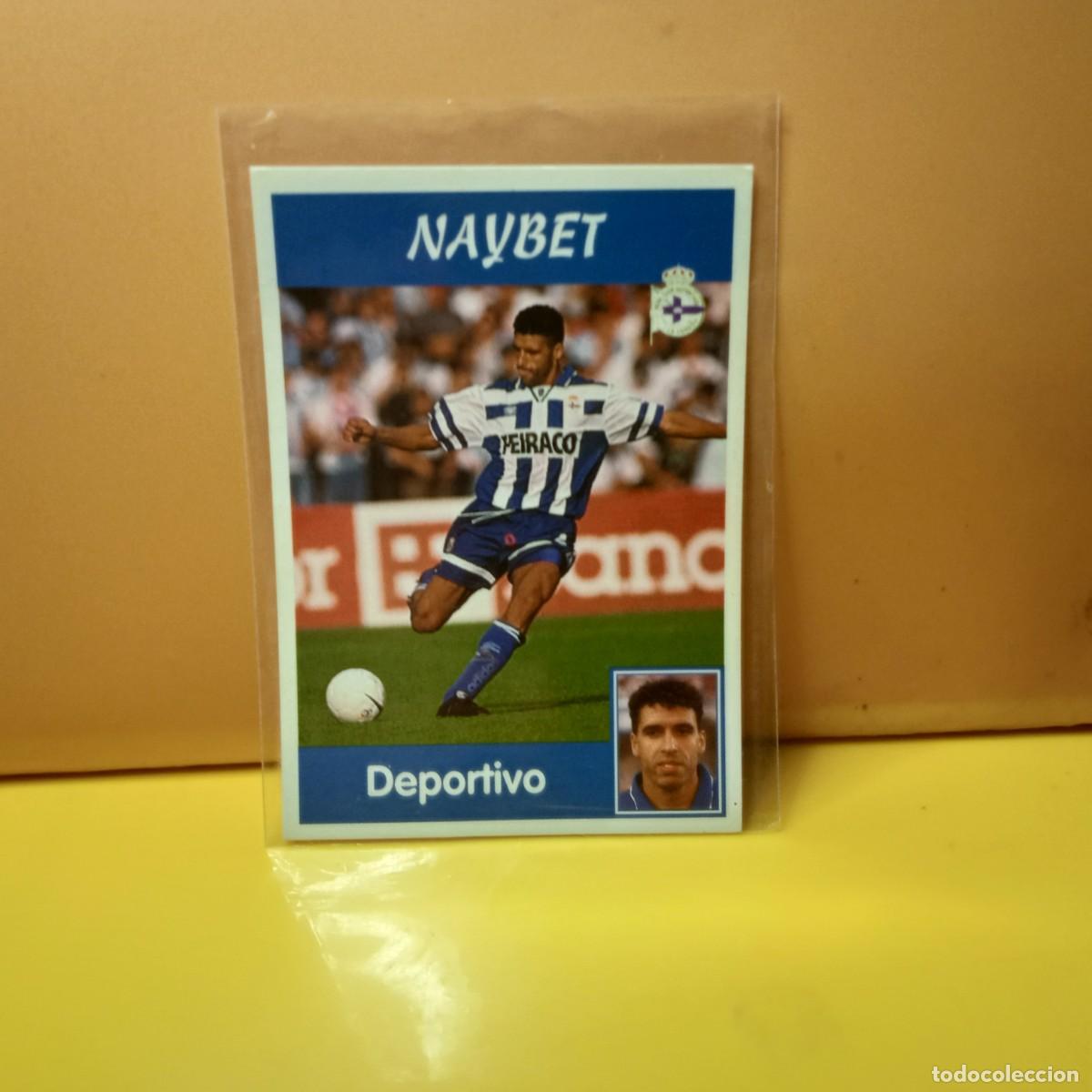 Fu&szlig;ball-Sticker: PANINI SPORTS; MEGACRACKS 1997 1998 97 98 DEPORTIVO LA CORU&Ntilde;A NAYBET 36