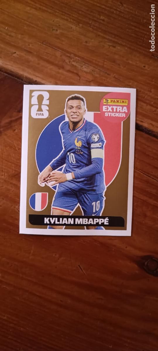 Football Stickers: Cromo mundial 2026 - extra sticker bronce kylian mbappe