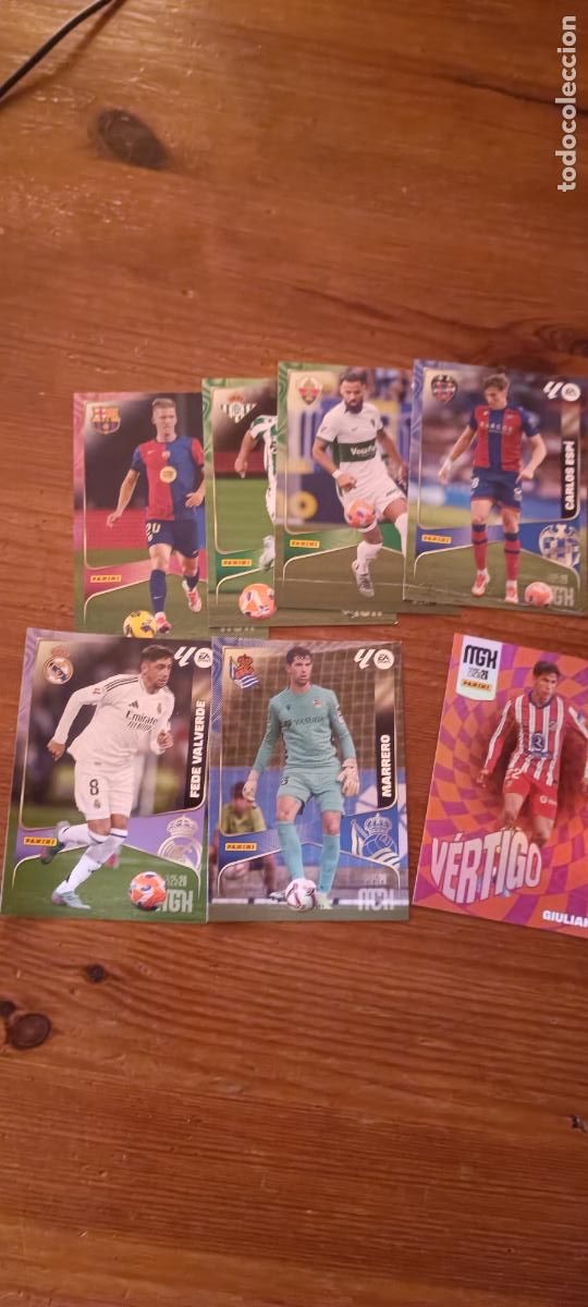 Football Stickers: LOTE 7 CROMOS MGK 25 26 - DANI OLMO BARCELONA Y OTROS