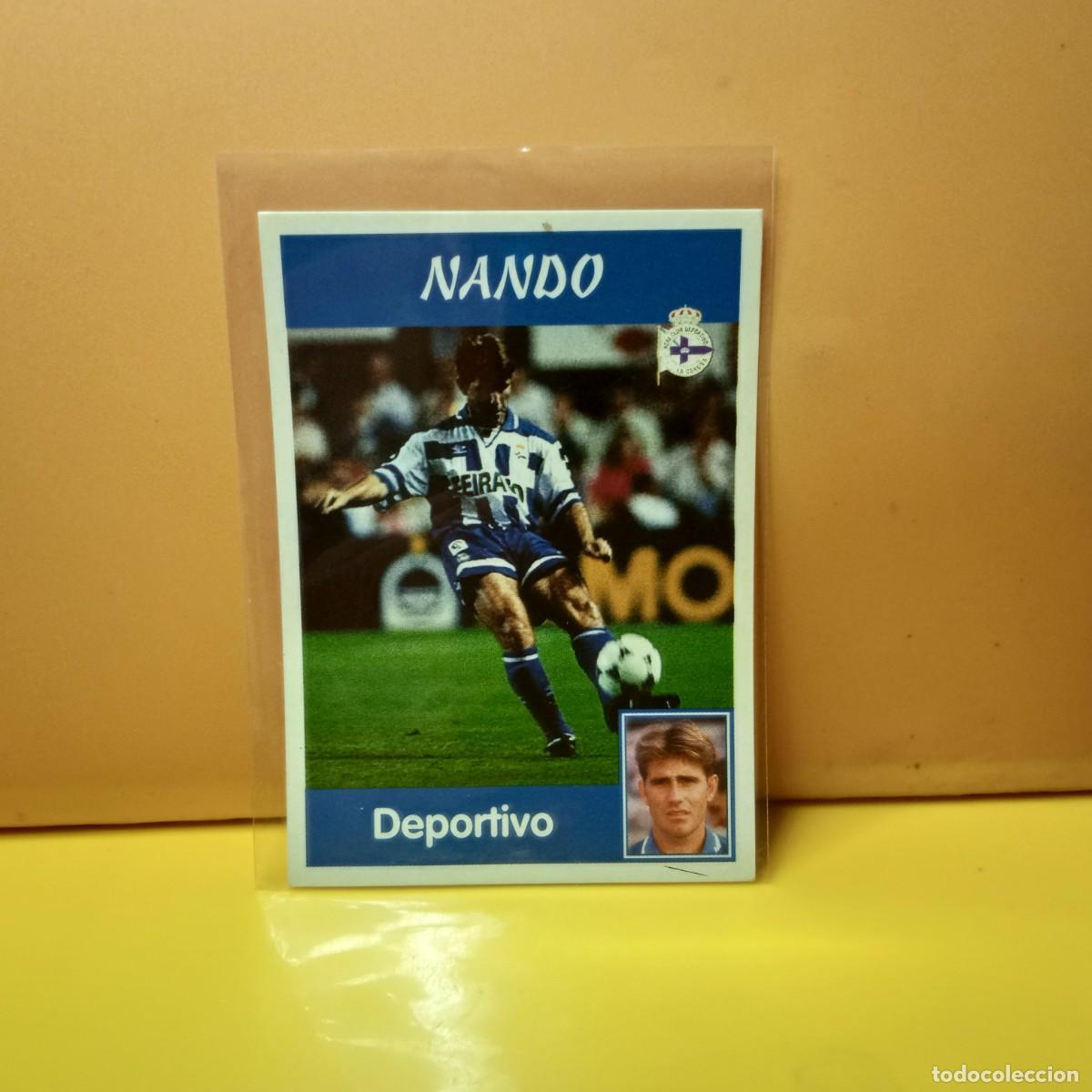Cartes &agrave; collectionner de Football: PANINI SPORTS; MEGACRACKS 1997 1998 97 98 DEPORTIVO LA CORU&Ntilde;A NANDO 39