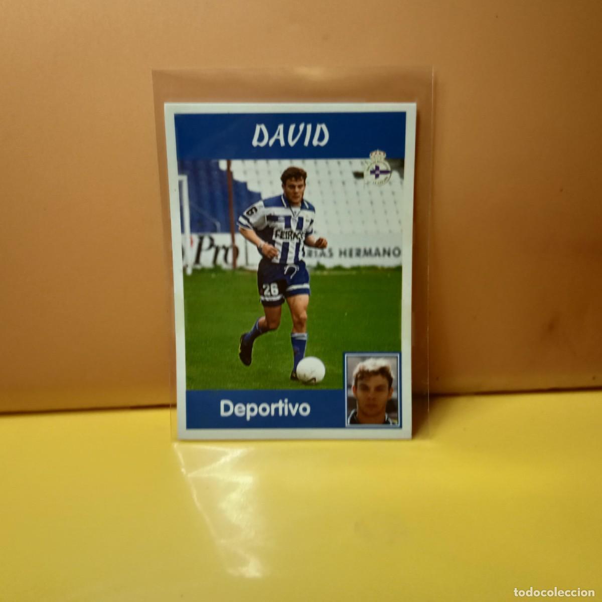 Cromos de f&uacute;tbol: PANINI SPORTS; MEGACRACKS 1997 1998 97 98 DEPORTIVO LA CORU&Ntilde;A DAVID 44A 44 A