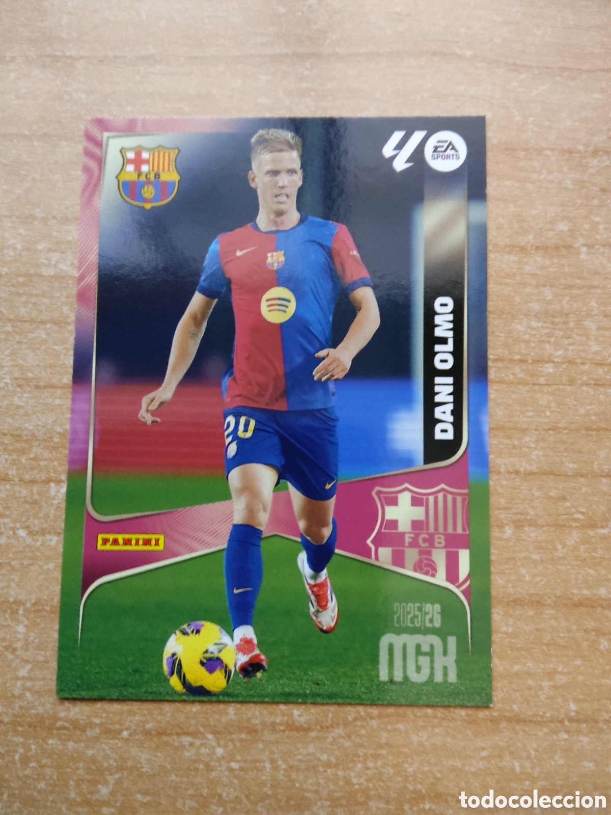 Cromos de f&uacute;tbol: 87 DANI OLMO BARCELONA MEGACRACKS 2025 2026