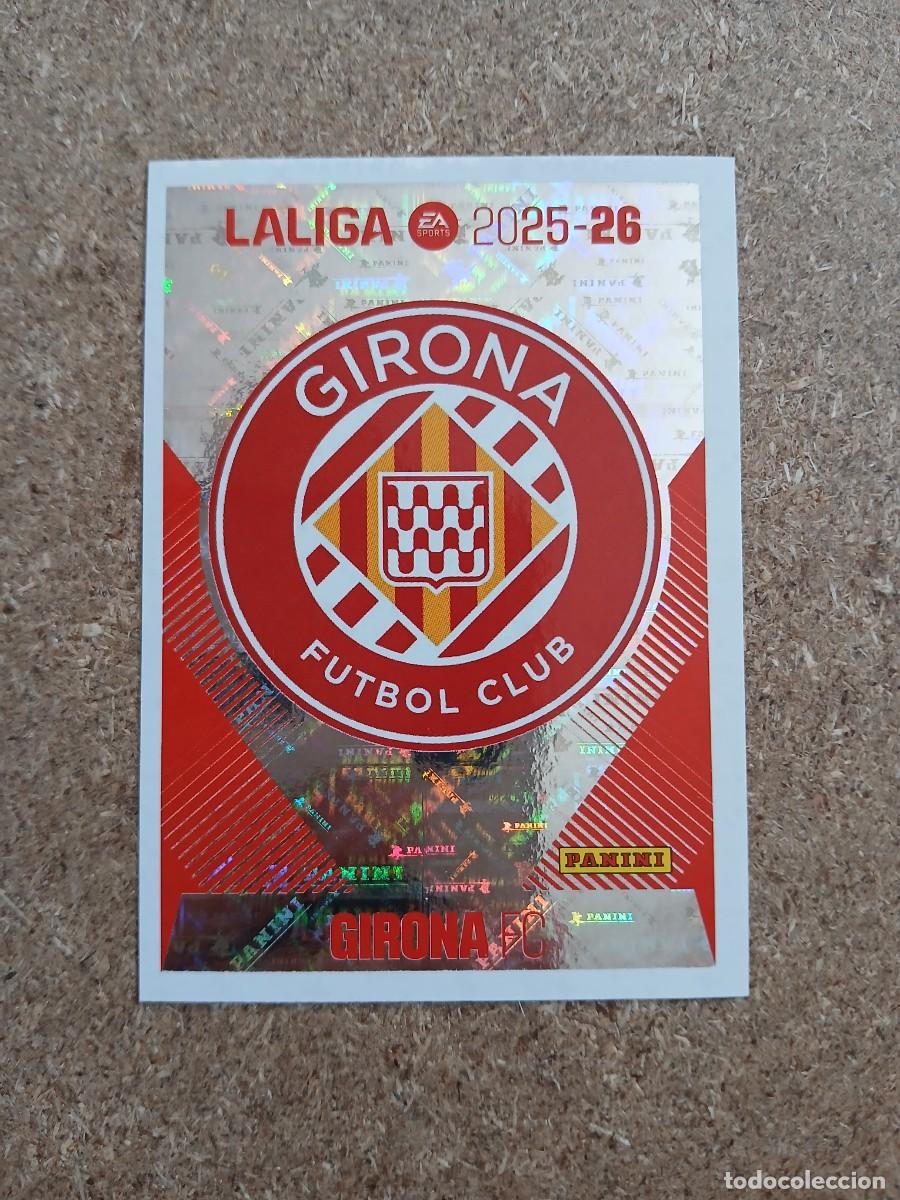 Cromos de f&uacute;tbol: ESCUDO GIRONA FC - GIRONA FC N&ordm; 1 LIGA ESTE 2025 2026 - 25 26
