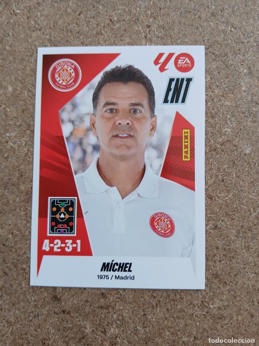 Cromos de f&uacute;tbol: ENTRENADOR MICHEL - GIRONA FC N&ordm; 2 LIGA ESTE 2025 2026 - 25 26
