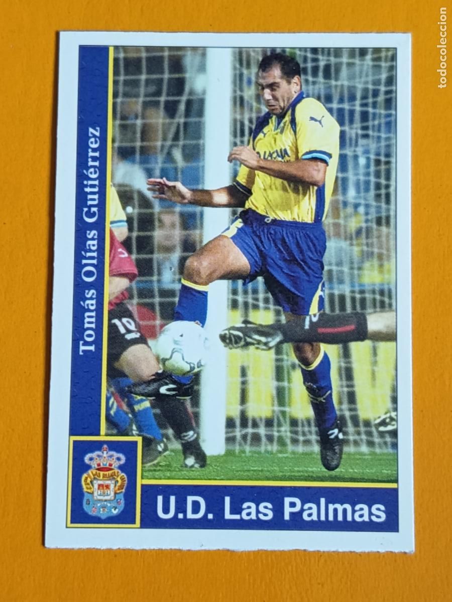 Cromos de f&uacute;tbol: 218 OL&Iacute;AS. U.D. LAS PALMAS. LAS FICHAS DE LA LIGA 2002. MUNDICROMO