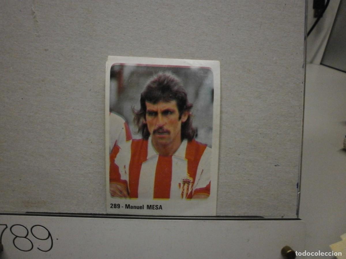Fu&szlig;ball-Sticker: cromo futbol 79 80 editorial crom n&ordm; 289 r. sporting gijon mesa