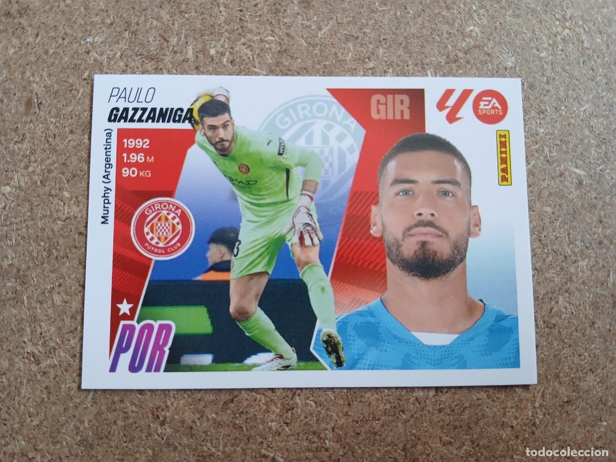 Figurine di Calcio: PAULO GAZZANIGA - GIRONA FC N&ordm; 3 LIGA ESTE 2025 2026 - 25 26