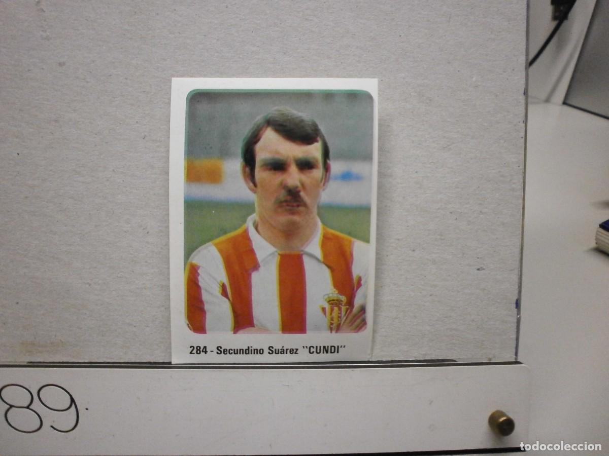 Figurine di Calcio: cromo futbol 79 80 editorial crom n&ordm; 284 r. sporting gijon cundi