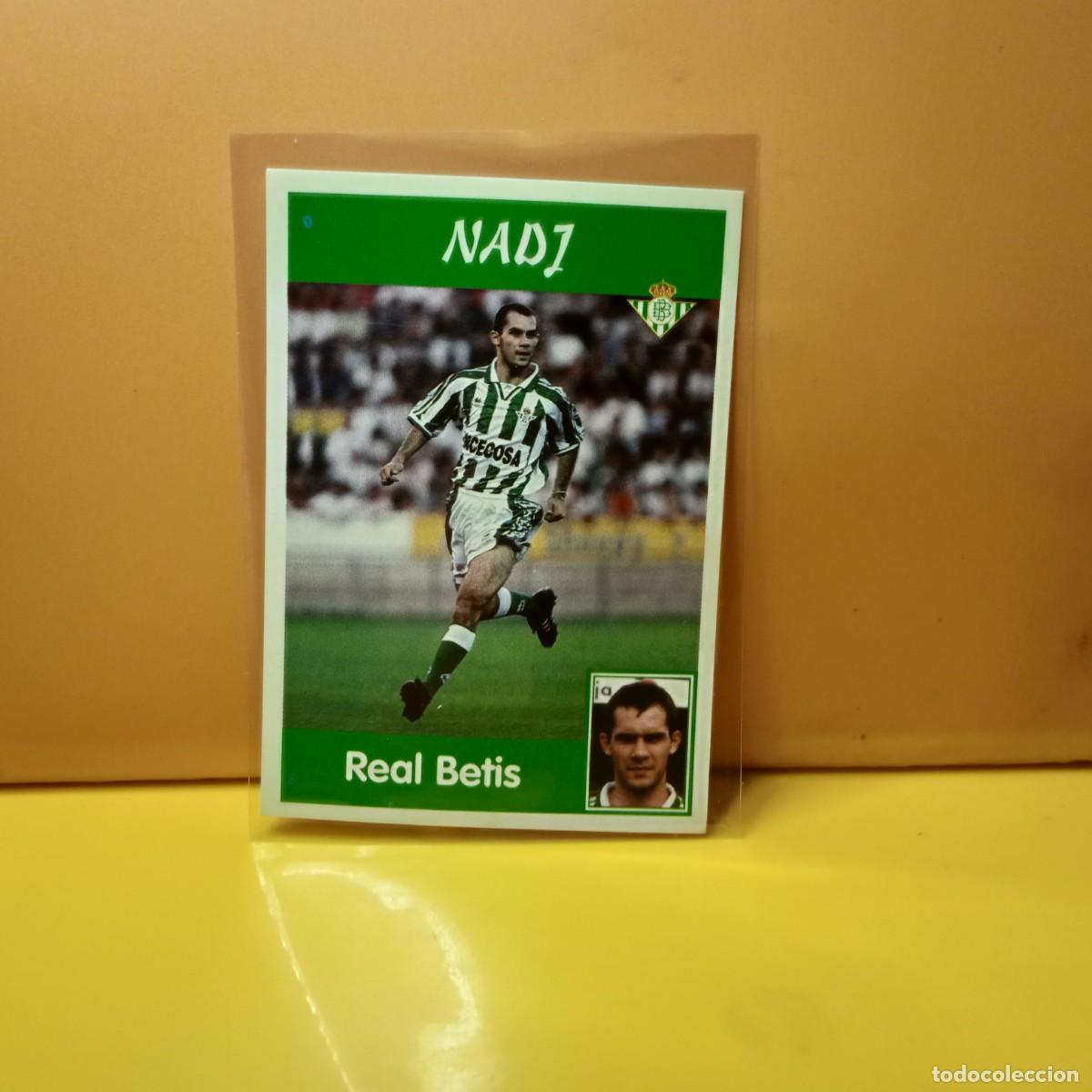 Figurine di Calcio: PANINI SPORTS; MEGACRACKS 1997 1998 97 98 REAL BETIS NADJ 56
