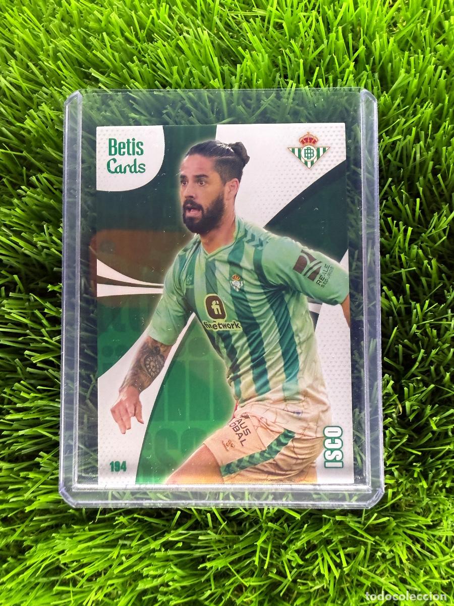 Cromos de f&uacute;tbol: N&ordm; 194 Isco 2&ordf; Equipaci&oacute;n Real Betis Holycards Betis Cards 2025
