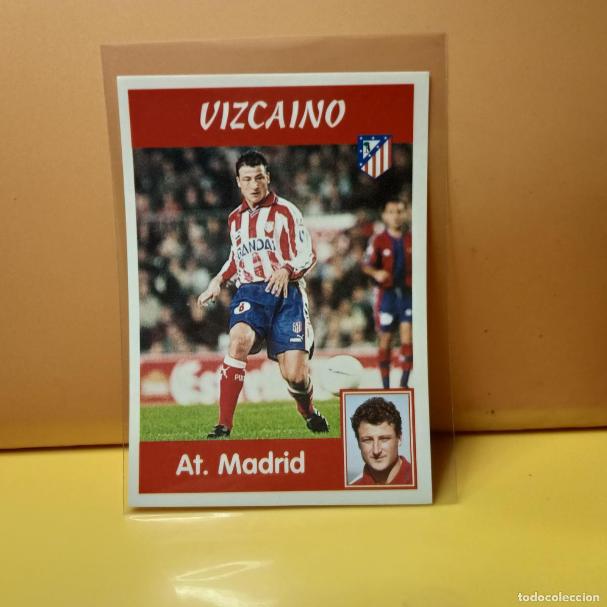 Cromos de f&uacute;tbol: PANINI SPORTS; MEGACRACKS 1997 1998 97 98 ATL&Eacute;TICO DE MADRID VIZCAINO 73A 73 A