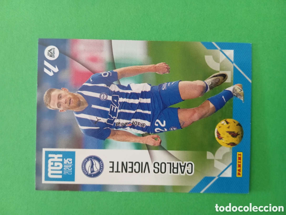 Cromos de f&uacute;tbol: Carlos Vicente Alav&eacute;s N&deg;33 / PANINI MEGACRACKS 2024/2025
