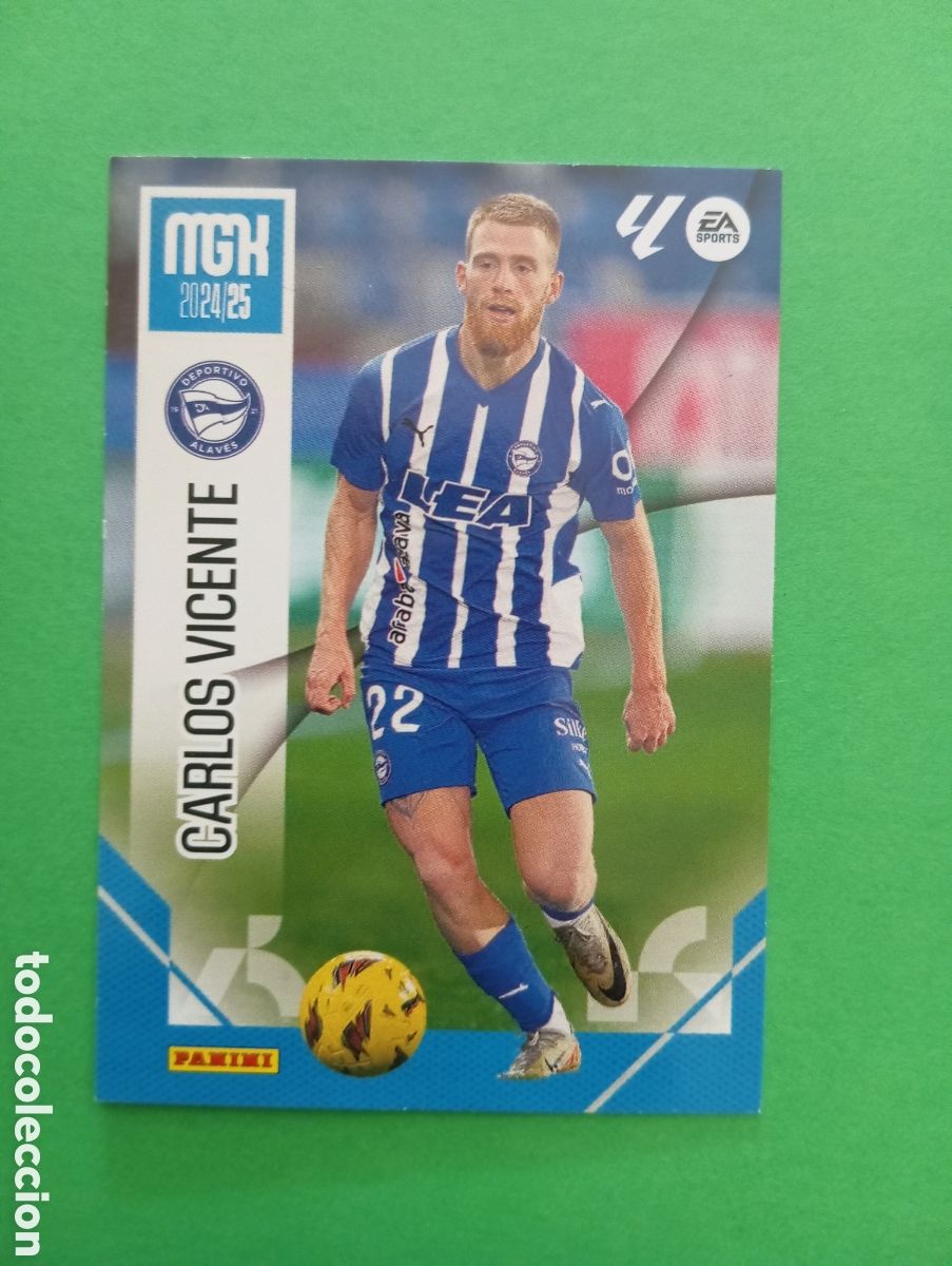 Cromos de Futebol: Carlos Vicente Alav&eacute;s N&deg;33 / PANINI MEGACRACKS 2024/2025