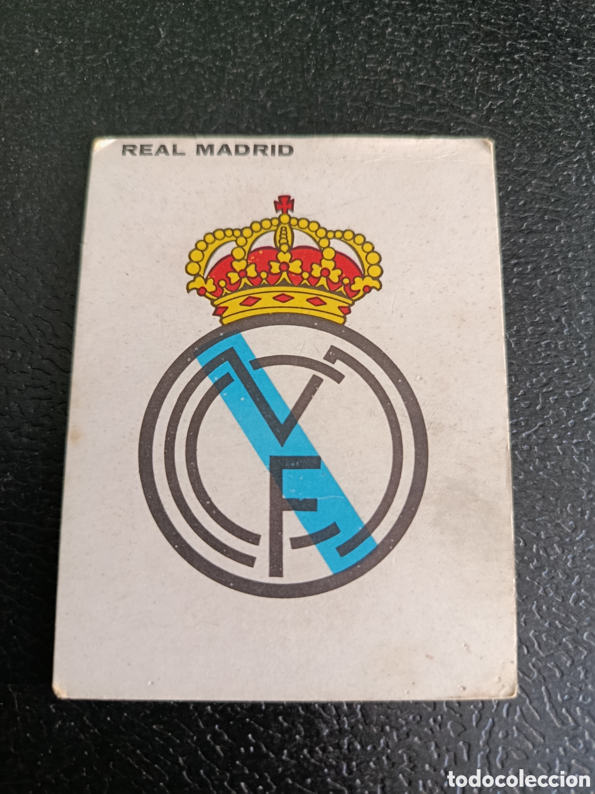 Cromos de f&uacute;tbol: ESCUDO REAL MADRID N 153 CAMPEONES 1968/69 ED BRUGUERA
