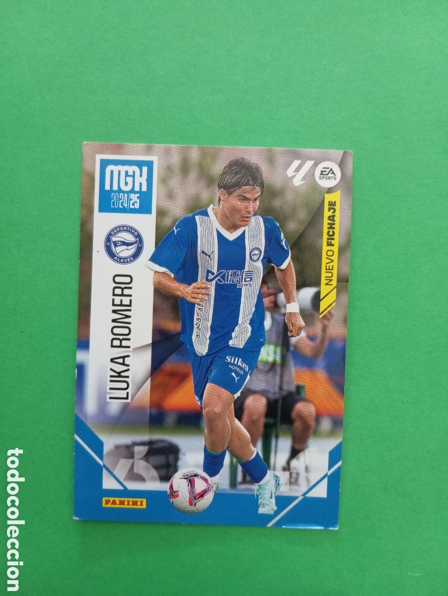Cromos de f&uacute;tbol: Luka Romero Alav&eacute;s NUEVO FICHAJE n&deg;441 / PANINI MEGACRACKS 2024/2025