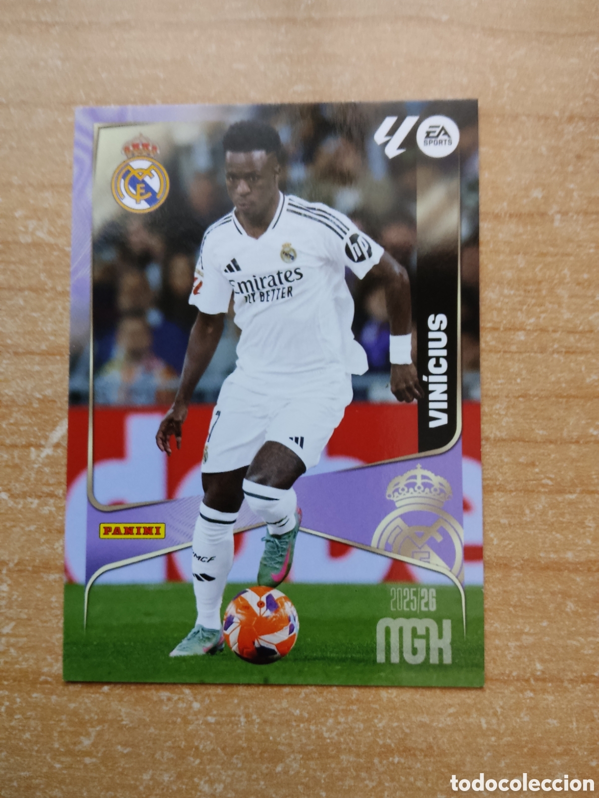 Cromos de f&uacute;tbol: 234 VINICIUS JUNIOR REAL MADRID MEGACRACKS 2025 2026
