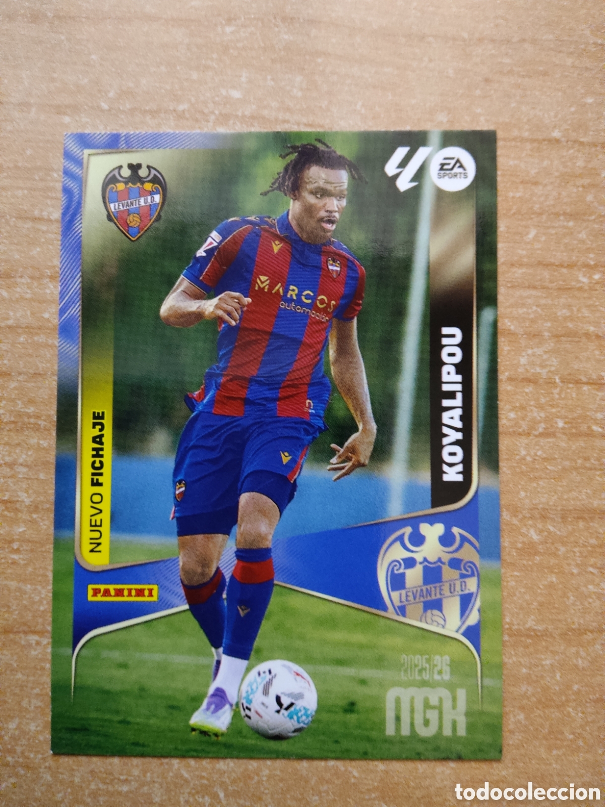 Cromos de f&uacute;tbol: 481 KOYALIPOU NUEVO FICHAJE LEVANTE MEGACRACKS 2025 2026