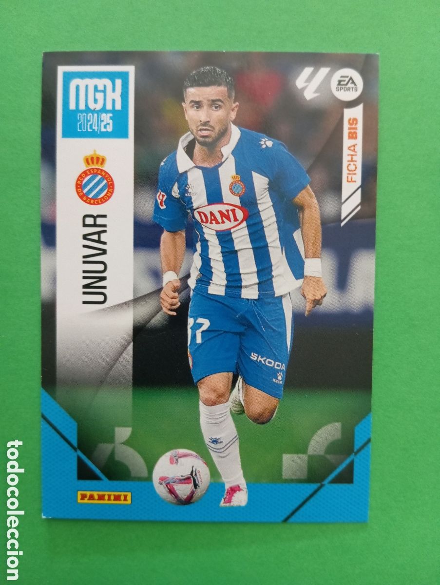 Fu&szlig;ball-Sticker: Unuvar Espanyol FICHA BIS n&deg;141 BIS / PANINI MEGACRACKS 2024/2025
