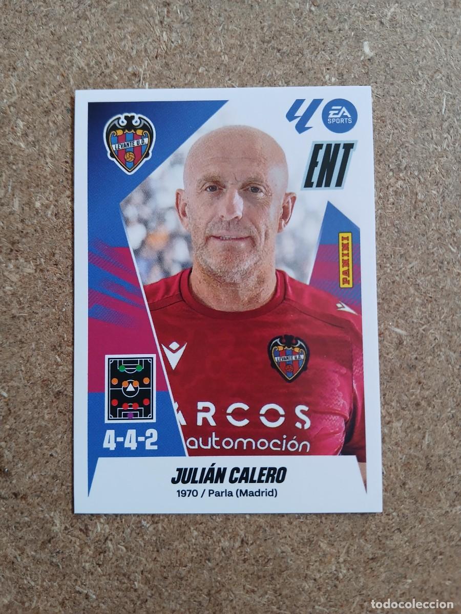 Cromos de f&uacute;tbol: ENTRENADOR JULIAN CALERO - LEVANTE UD N&ordm; 2 LIGA ESTE 2025 2026 - 25 26