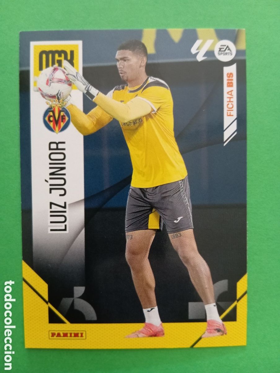 Cartes &agrave; collectionner de Football: Luiz J&uacute;nior Villarreal FICHA BIS n&deg;362 BIS / PANINI MEGACRACKS 2024/2025