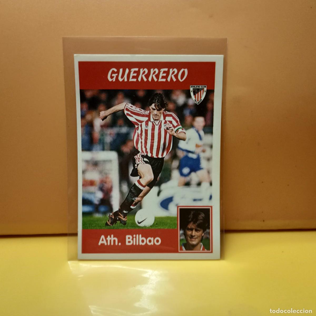 Cromos de f&uacute;tbol: PANINI SPORTS; MEGACRACKS 1997 1998 97 98 ATLETIC DE BILBAO GUERRERO 92