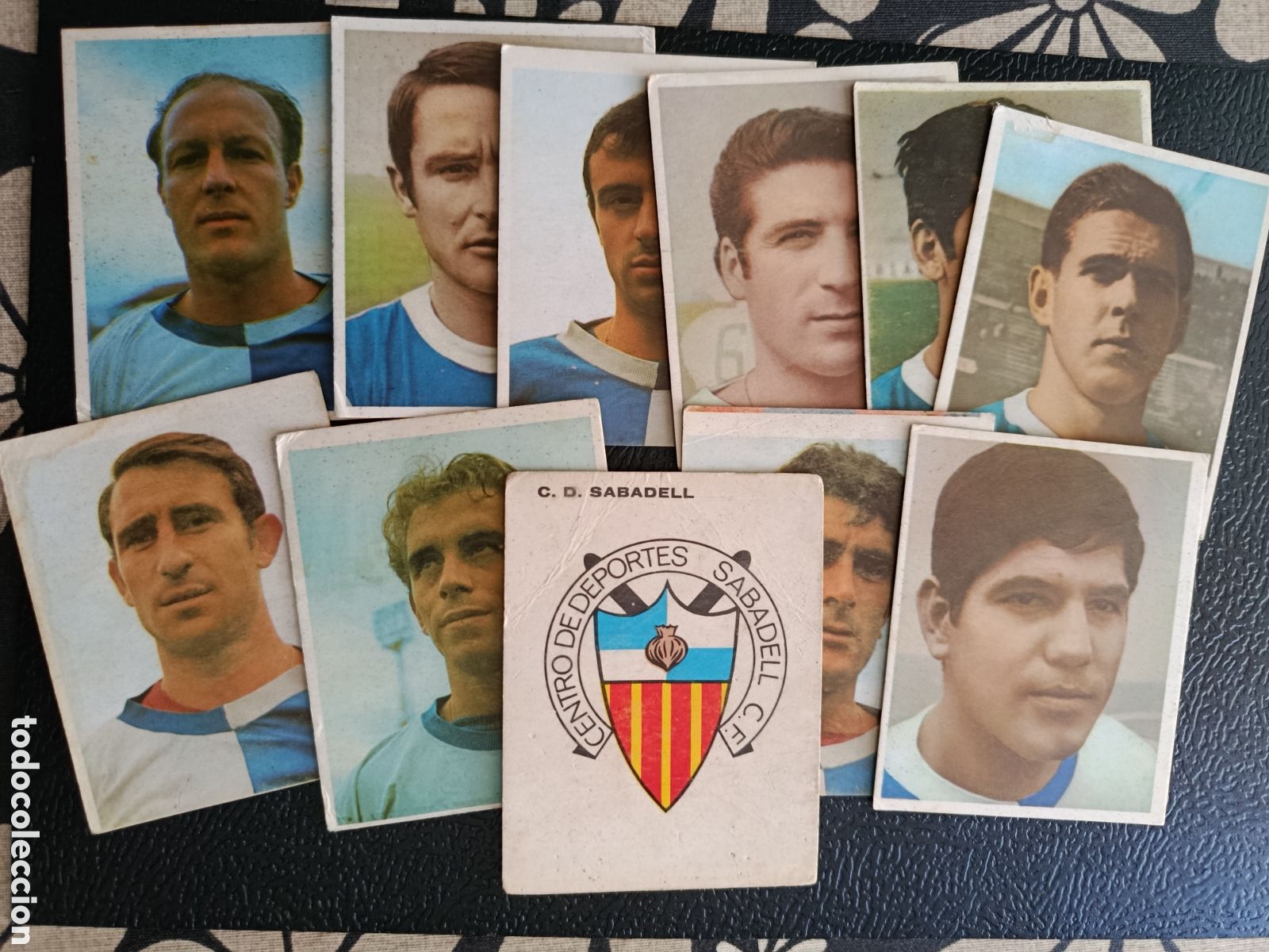Cartes &agrave; collectionner de Football: C D SABADELL LOTE 11 CROMOS CAMPEONES 1968/69 ED BRUGUERA