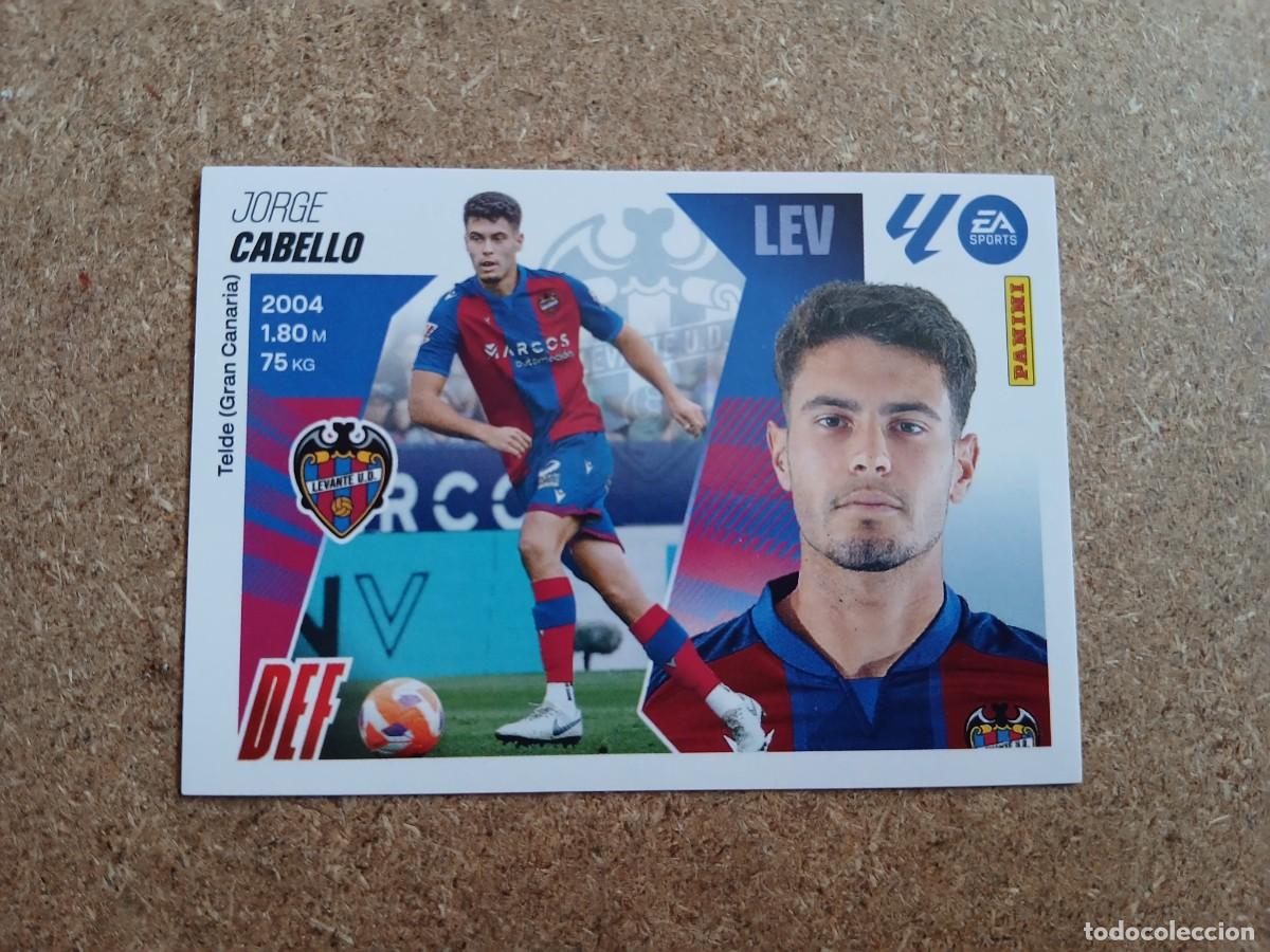 Figurine di Calcio: JORGE CABELLO - LEVANTE UD N&ordm; 7 LIGA ESTE 2025 2026 - 25 26