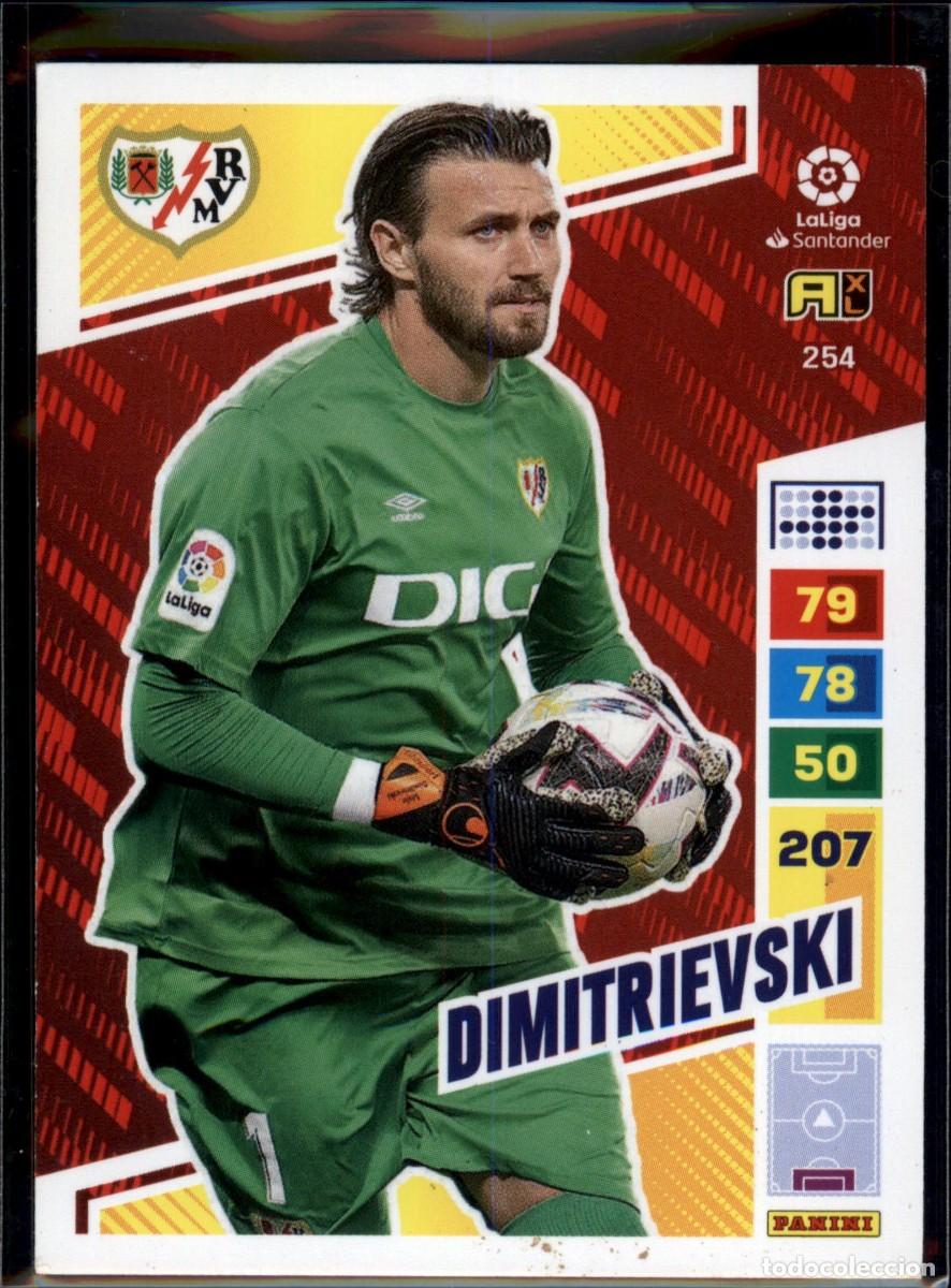Figurine di Calcio: Dimitrevski N&ordm; 254 Rayo Vallecano La Liga Santander Adrenalyn XL 2022 2023 Panini 22 23