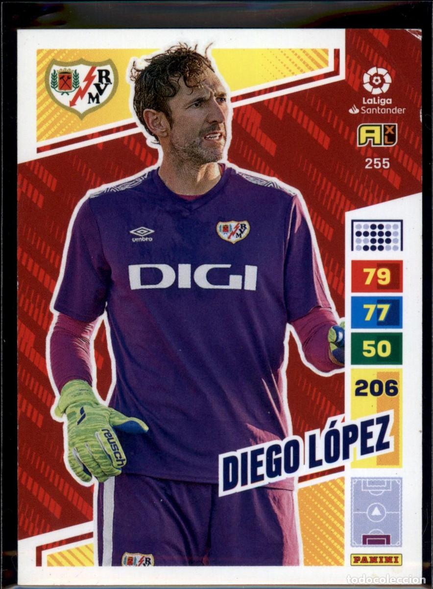 Football Stickers: Diego L&oacute;pez N&ordm; 255 Rayo Vallecano La Liga Santander Adrenalyn XL 2022 2023 Panini 22 23