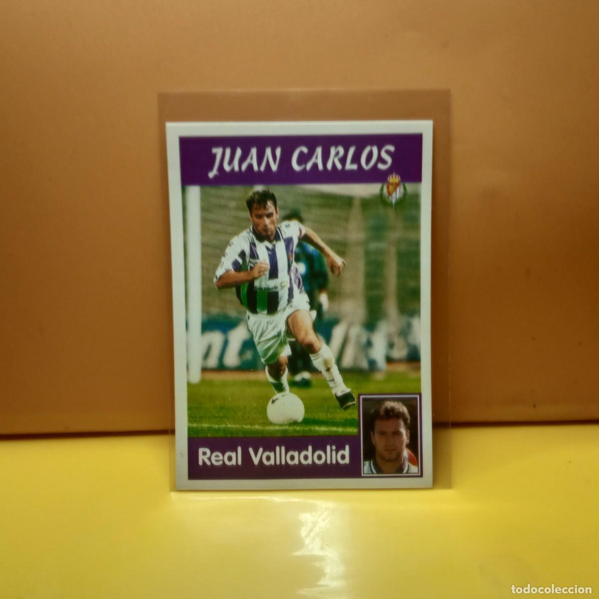 Football Stickers: PANINI SPORTS; MEGACRACKS 1997 1998 97 98 REAL VALLADOLID JUAN CARLOS 98