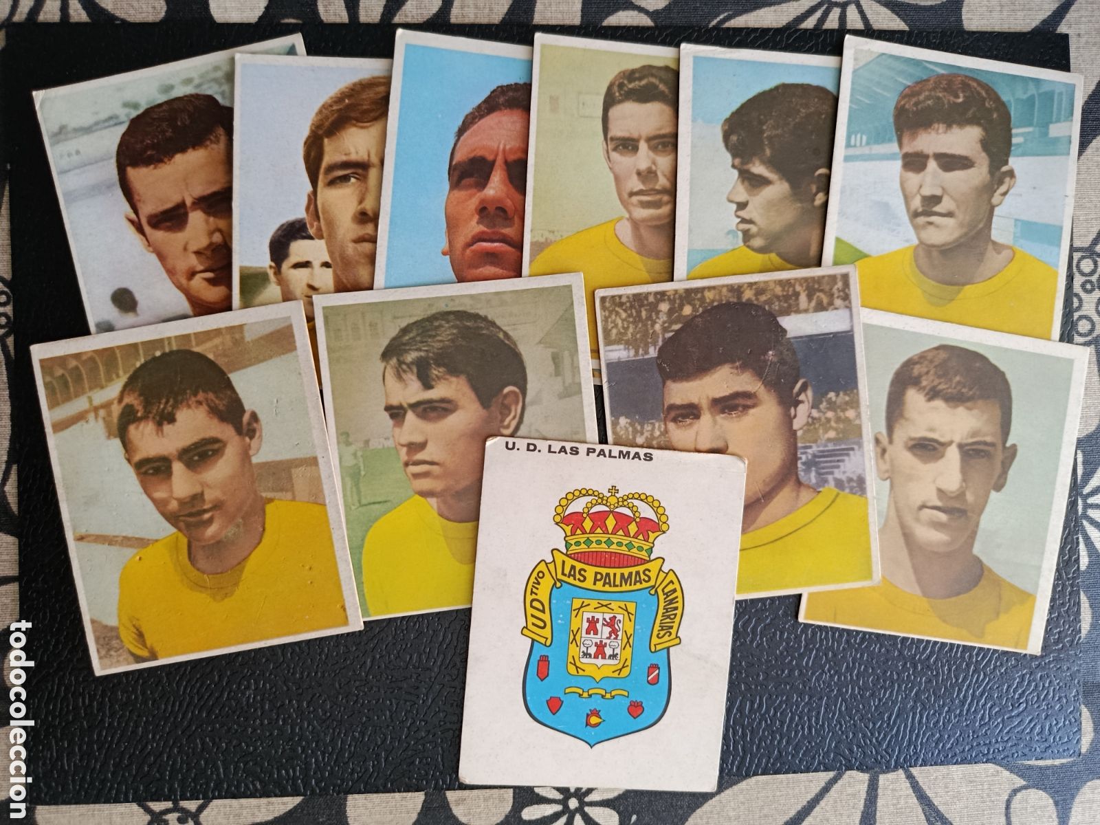 Football Stickers: UD LAS PALMAS LOTE 11 CROMOS CAMPEONES 1968/69 ED BRUGUERA