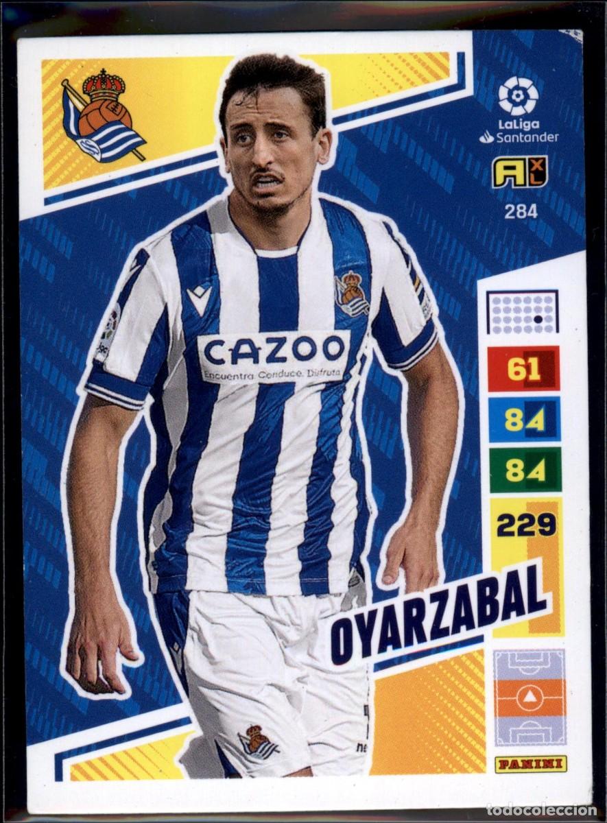 Cromos de f&uacute;tbol: Oyarzabal N&ordm; 284 Real Sociedad La Liga Santander Adrenalyn XL 2022 2023 Panini 22 23
