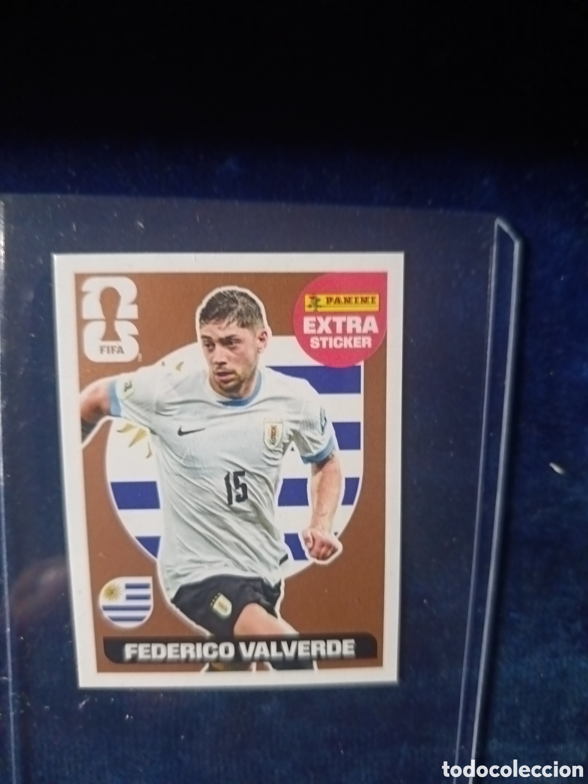 Cartes &agrave; collectionner de Football: EXTRA sticker Valverde Bronce MUNDIAL FIFA WORLD CUP 2026 STICKER PANINI
