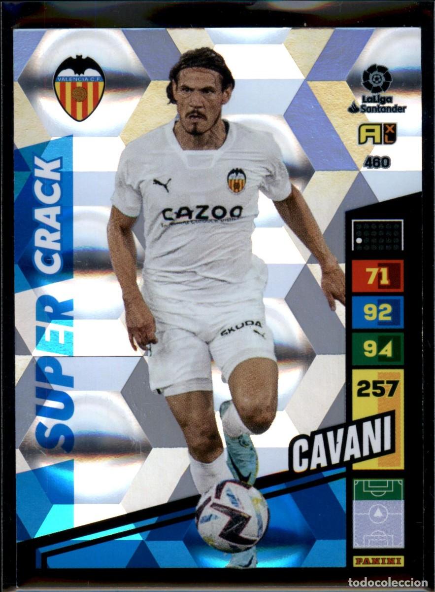 Figurine di Calcio: Cavani Super Crack N&ordm; 460 Valencia CF La Liga Santander Adrenalyn XL 2022 2023 Panini 22 23